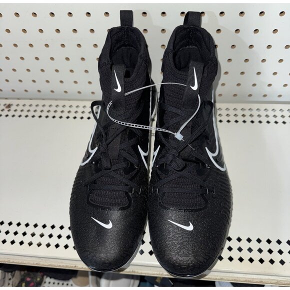 Nike Alpha Huarache NXT Mens Metal Baseball Cleats Size 8 Black White main image 5